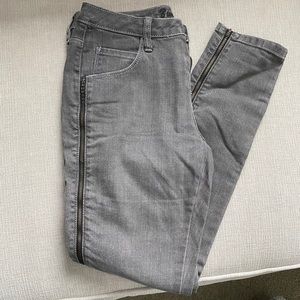Gray jeans